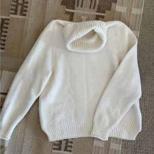 Madewell Cream Turtleneck Sweater